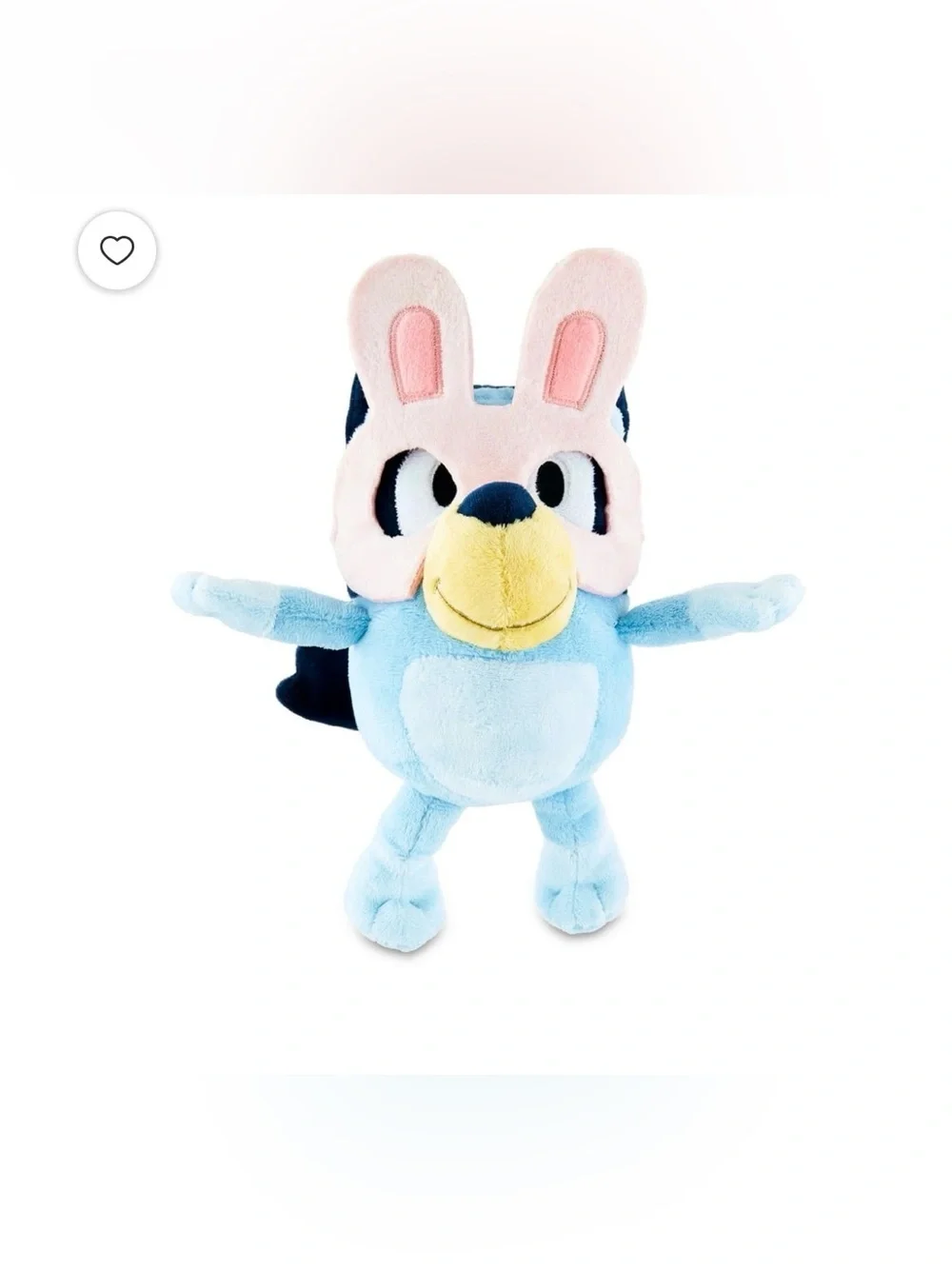 Disney Bluey 8” Bingo 7” Easter Plush Toys 2 Piece Bundle